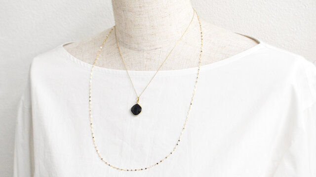 K18 オニキス ペンダントトップ BP02110-28 | iichi 日々の暮らしを