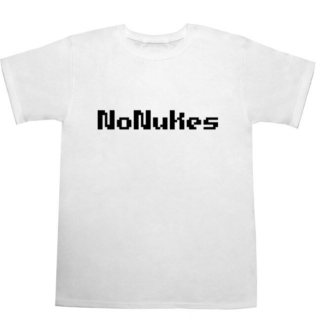 No Nukes Tシャツ | iichi 日々の暮らしを心地よくするハンドメイドや