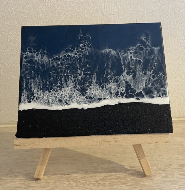 オーシャンアート 波レジンアート 海【長方形R-04】 | iichi 日々の