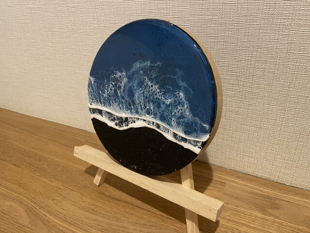 オーシャンアート 波レジンアート 海【丸C-02】 | iichi 日々の暮らし