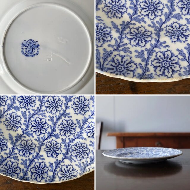 J.Vieillard&Cie Bordeaux ボルドー・タピスリー 平皿 デザート