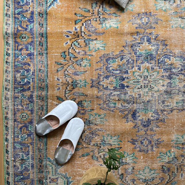 ippanjinページ大判173×259メダリオン トルコヴィンテージラグ