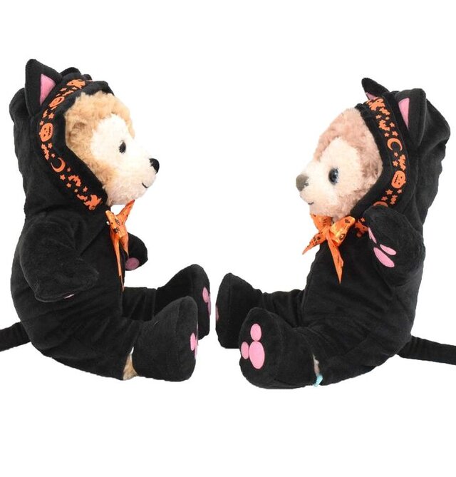 ダッフィー&シェリーメイ 服 着せ替え コスチューム 黒猫ちゃん
