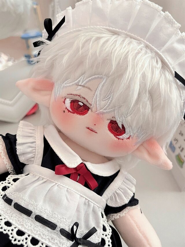 30cm 着せ替えぬいぐるみ 無属性 ぬいぐるみ ヴィトレス 長い脚 白髪