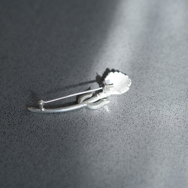 一輪 フラワー ブローチ シルバー925 | iichi 日々の暮らしを心地よく