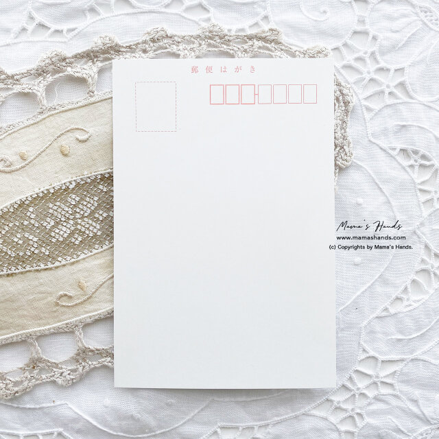 ムーンフェイス 月 宇宙 絵画風 イラスト アート 3枚 ハガキ ポスト