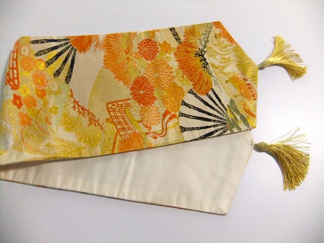 16)2020】91cm・93cm/タッセル飾り付/古典文様/テーブルランナー/和風