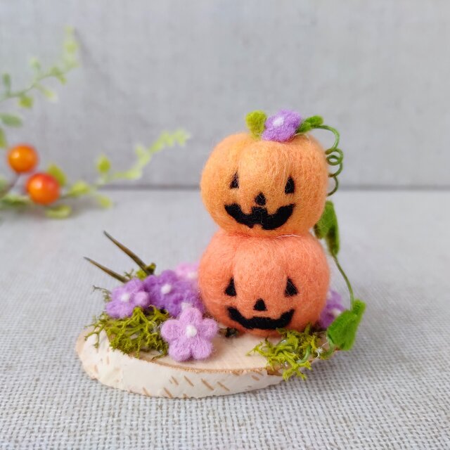 ハロウィン〜ミニオブジェ☆羊毛フェルト | iichi 日々の暮らしを