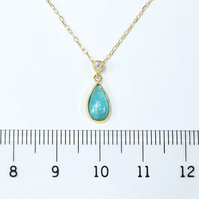 K18 パライバ トルマリン ダイヤ ペンダント CG095CIBS | iichi 日々の