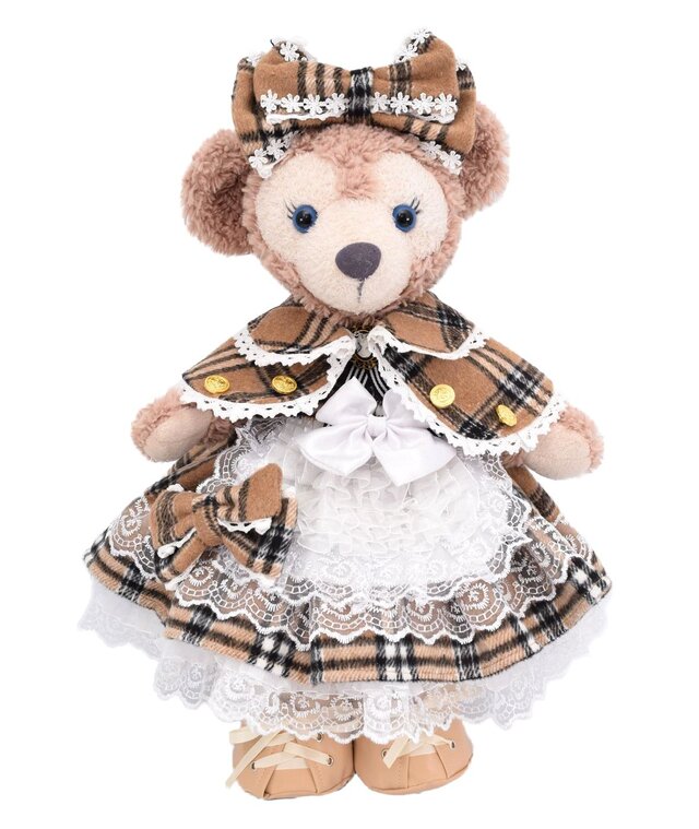 シェリーメイ 服 着せ替え コスチューム ケープ付キャメルチェック