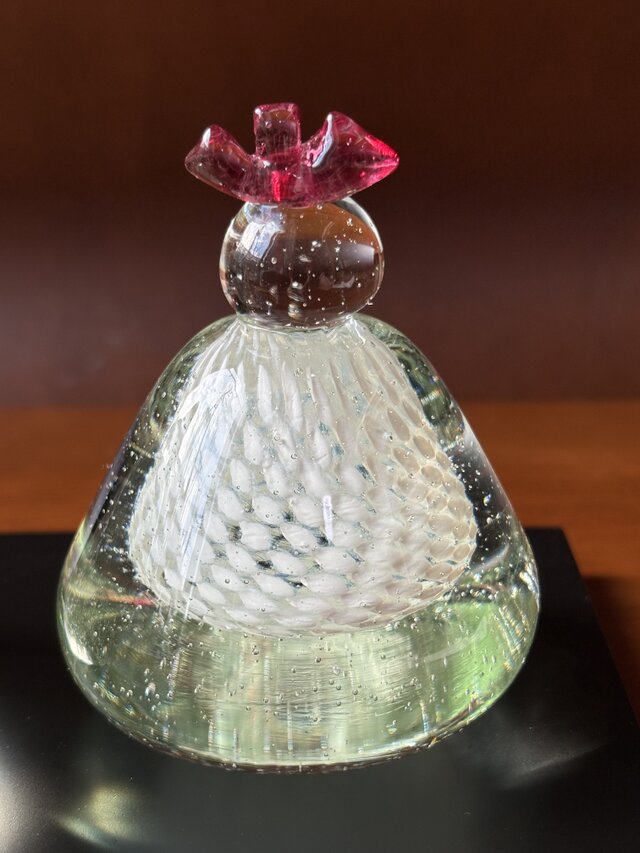 ガラスのお雛様 白珠(桃の節句) 雛人形おひなさま （大） | iichi 日々