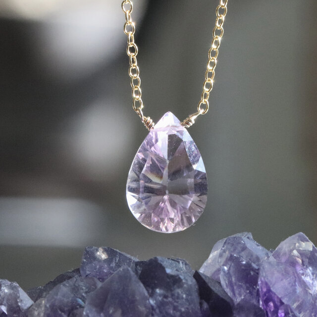 438 14kgf宝石質ビアクォーツ・クリスタル・アメトリンのチャーム他