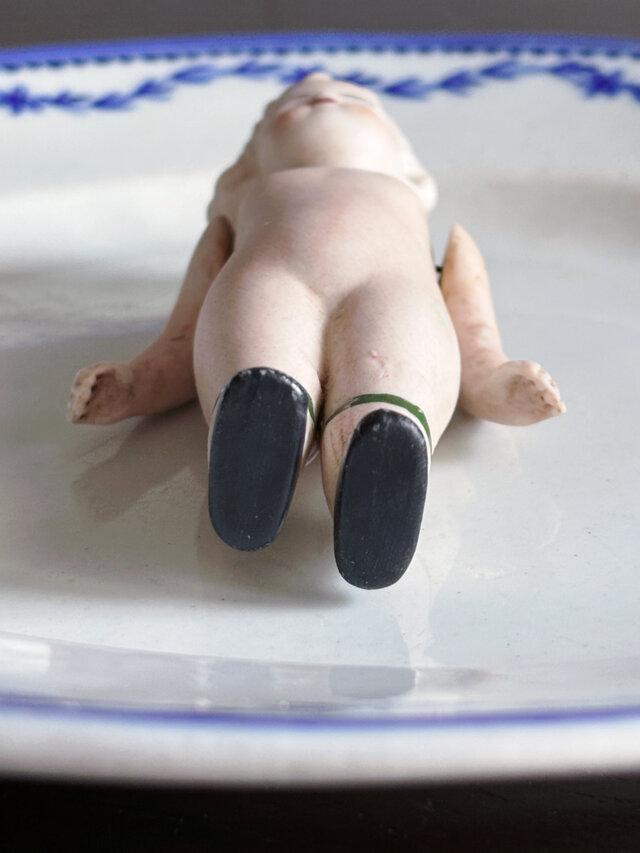 ミニョネット オールビスクドール h11cm ドイツ アンティーク 0502029