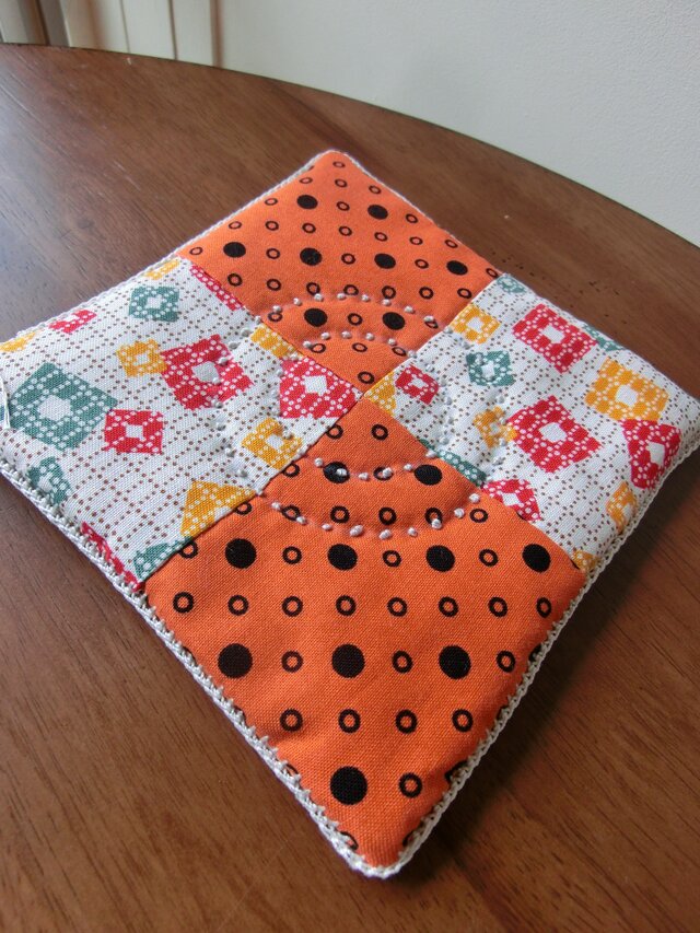 パッチワークのミニマット ④ | iichi 日々の暮らしを心地よくする