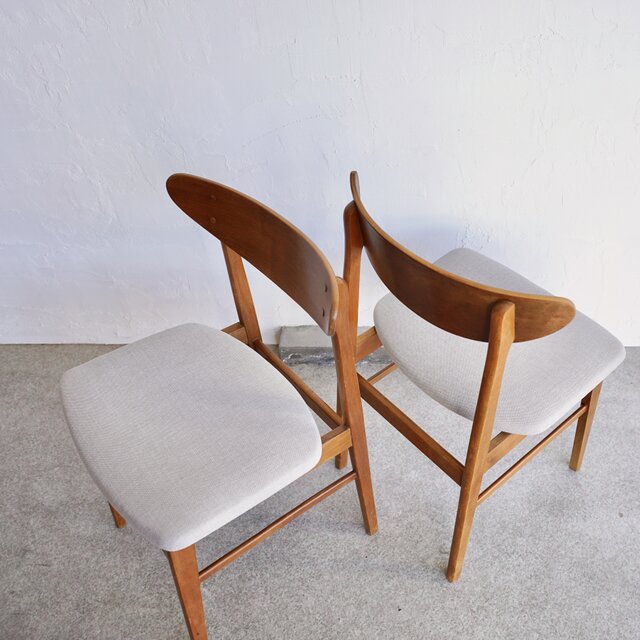 北欧ビンテージ ダイニングチェア チーク&ビーチ デンマーク