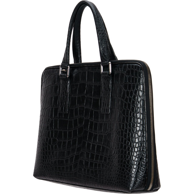 クロコダイル メンズ ビジネスバッグ 高級 ブリーフケース 2WAY