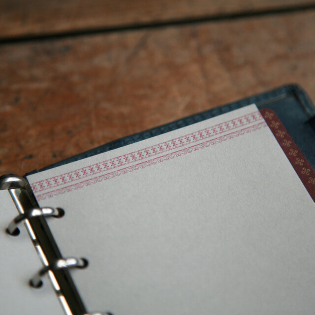 活版印刷 REFILL (MINI6） 〔retro pattern series〕 | iichi 日々の