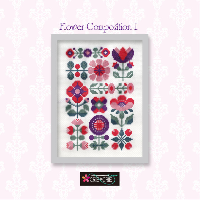 クロスステッチキット♥Flower Composition I No.784 | iichi 日々の