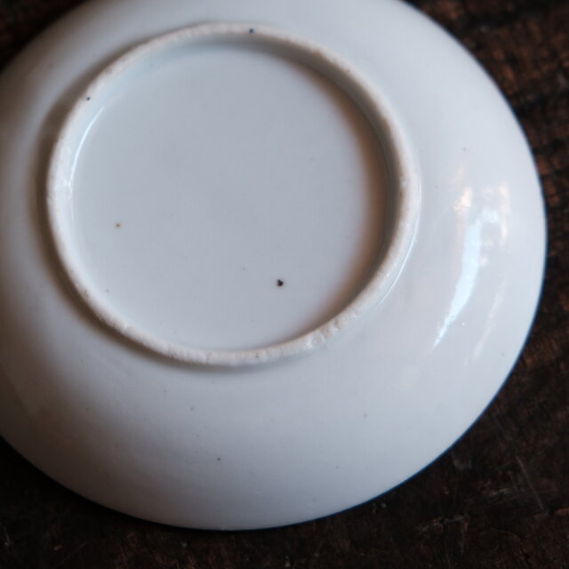 扇子と松竹梅◇瀬戸焼 色絵金彩小皿 骨董・antiques 丁寧な暮らしに