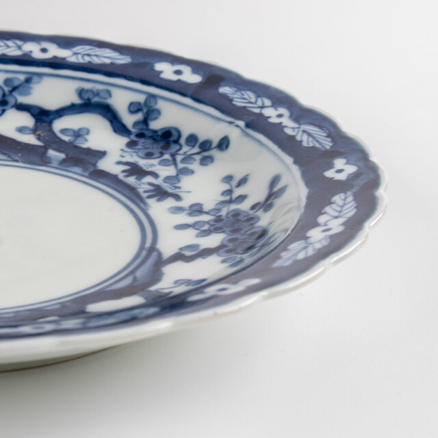 古伊万里 染付松竹梅文七寸皿 明治時代 F131-B | iichi 日々の暮らしを