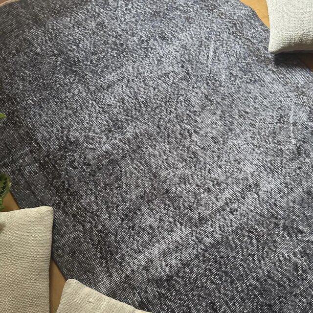 104×207 グレイ×ブラウン オーバーダイ トルコヴィンテージラグ