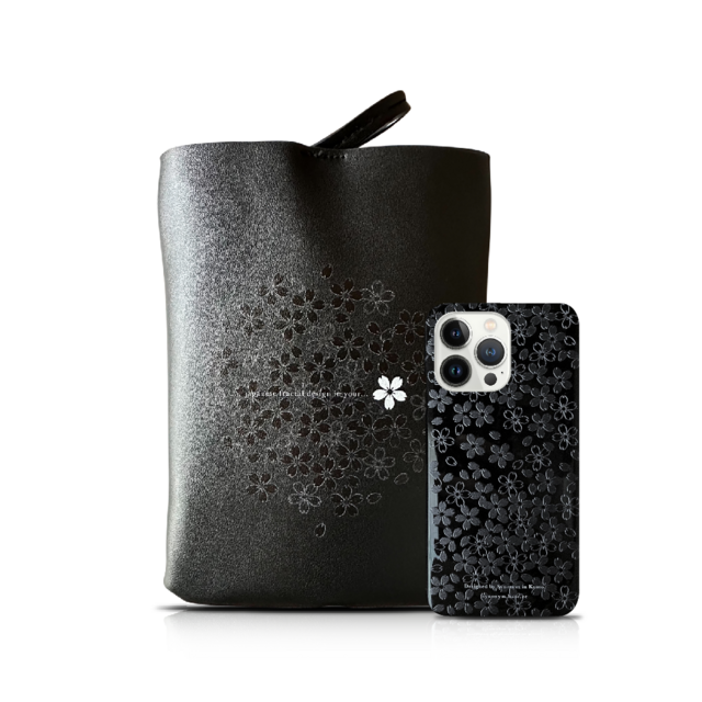 黒桜 - 和風 ショルダーバッグ mini | iichi 日々の暮らしを心地よく