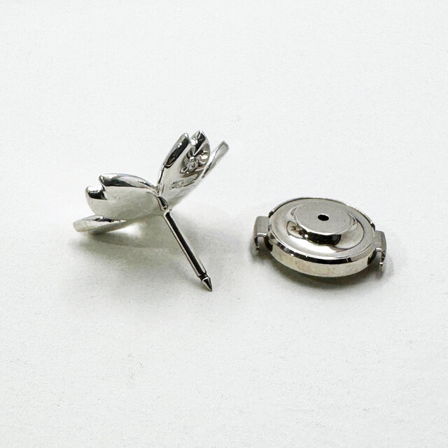 桜ピンバッジ】 Pins シルバー1000 純銀 ピンズ ブローチ タイピン