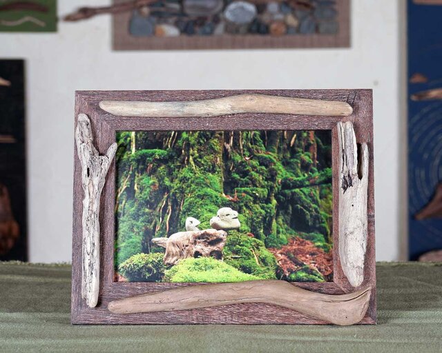 送料無料】流木フォトフレーム－31 | iichi 日々の暮らしを心地よく