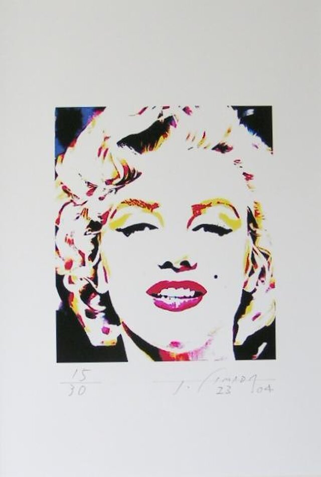 マリリン モンロー / デジタル絵画 23/04 b (15/30) | iichi 日々の