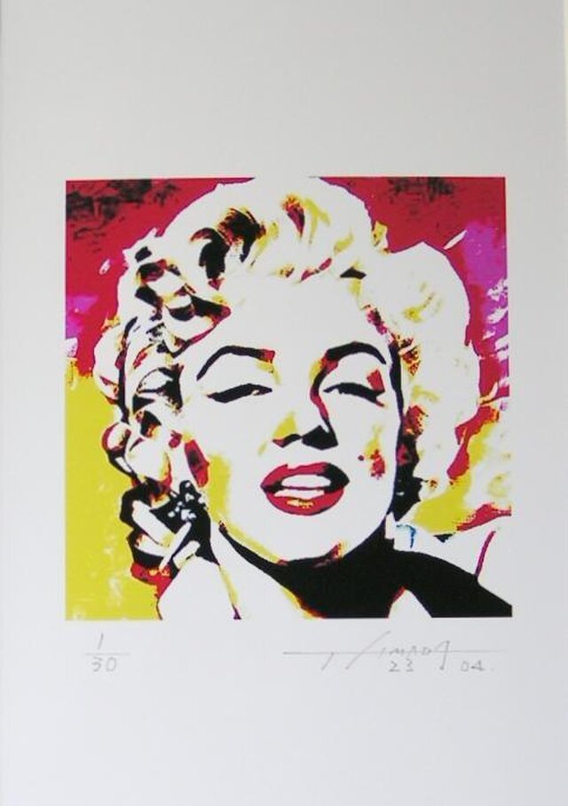 マリリン モンロー / デジタル絵画 23/04 c (1/30) | iichi 日々の