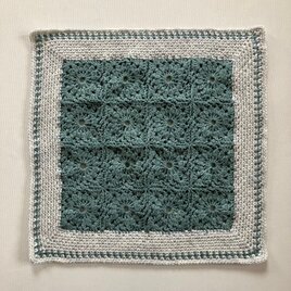 スパイシーブランケット ウール かぎ針編みのミニブランケット（マルチ