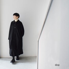 フィッシャーマンレインクロス ショルダーバッグ【ポケット付】：黒