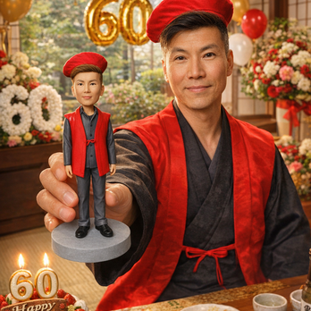 写真から作るオーダーメイドフィギュア｜そっくり似顔人形｜世界に一