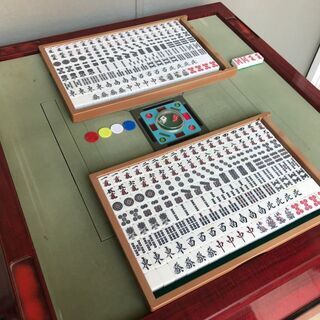 全自動麻雀卓 AM-9401A型 麻雀 牌2セット付き マージャン 卓 電元