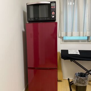 ひとみ AQUA 冷蔵庫 184L 赤 ひとみ AQUA 冷蔵庫 184L 赤 ひとみ AQUA