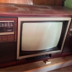 決まりました日立カラーテレビ C18-240 トランジスタ 1980年製
