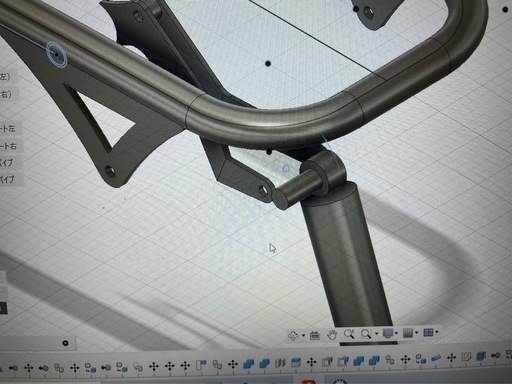 ズーマー 300mm 直吊り ロング フレーム ロンホイ カラーボルト付 (Y