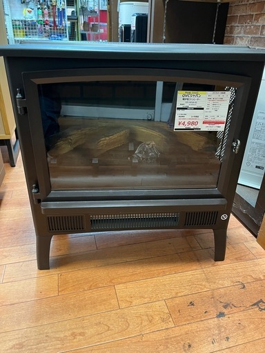 QVCジャパン 暖炉型ファンヒーター CFI-5018-02【リサイルマート下関店