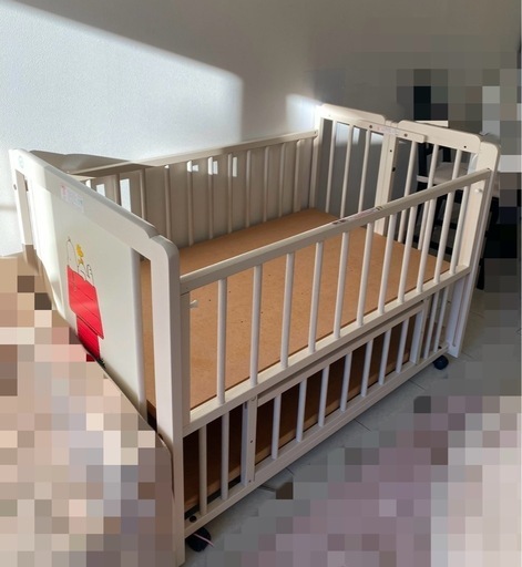 お取引中 キンタロー ベビーベッド 2way スヌーピー S-6 (mio) 北戸田