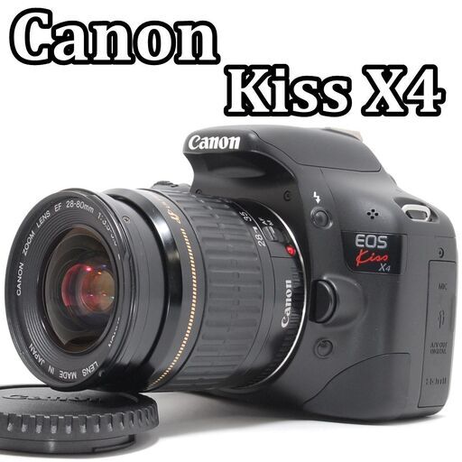 持ちやすいハンドストラップ付き⭐️Canon EOS Kiss X4⭐️簡単操作