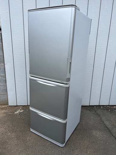 □どっちもドア□シャープ オンライン 3ドア冷凍冷蔵庫 350L 2019年製□