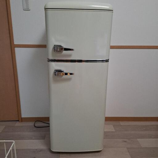 アイリスオーヤマ冷蔵庫 レトロかわいいホワイト PRR-122D-W (S B