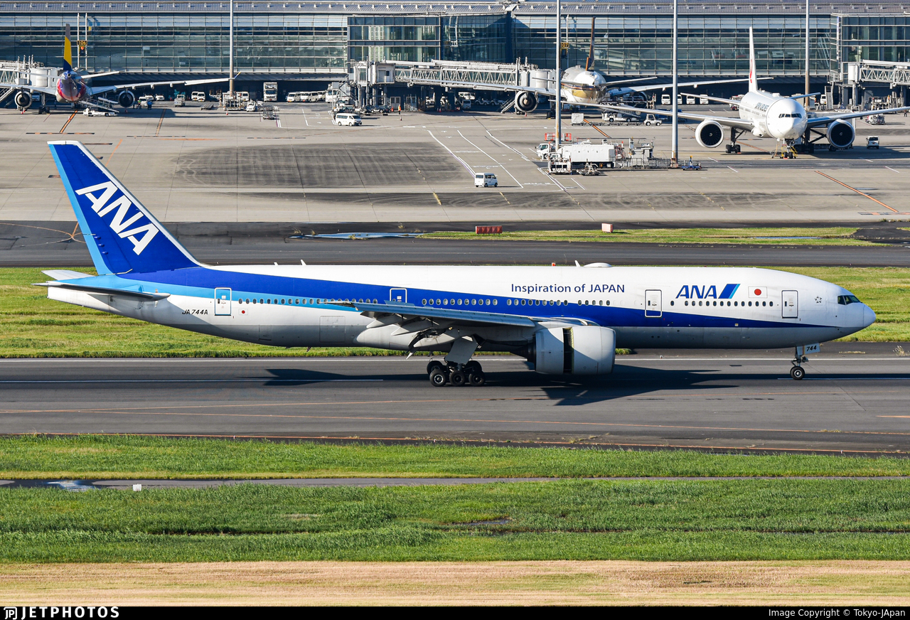 ANA Aviationtag B777-281ER チョッピリコンビ色 ANA Aviationtag B777