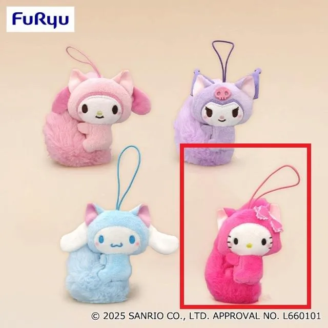Dチャーミーキティ】サンリオキャラクターズ 平成ふわふわ尻尾