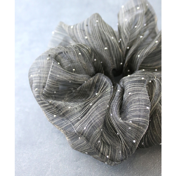 シュシュ オーガンジー グレー[品番：VTNA0005072]｜VINGTAINE