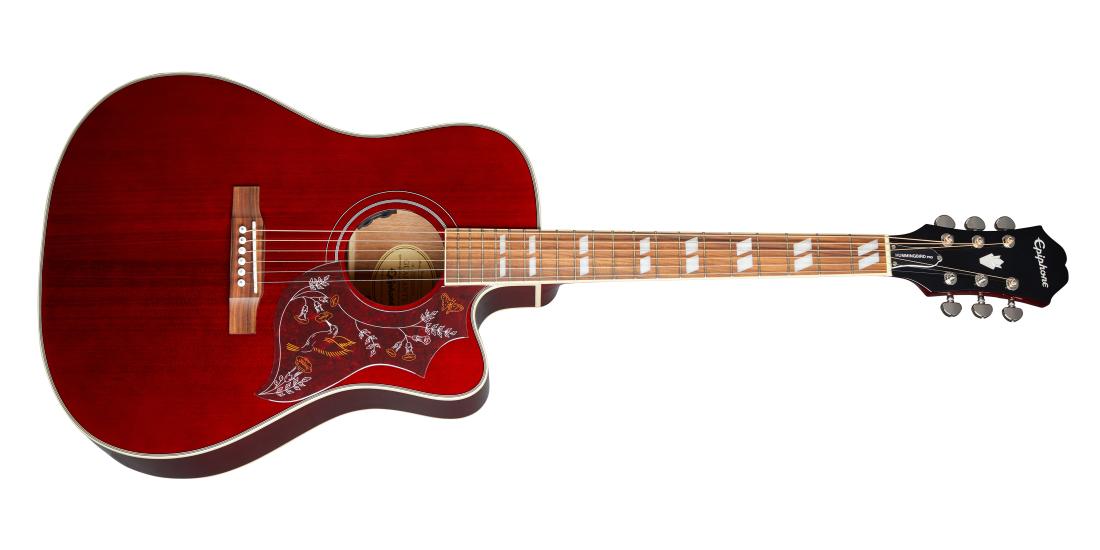 Epiphone Hummingbird Pro Cutaway - Wine Red