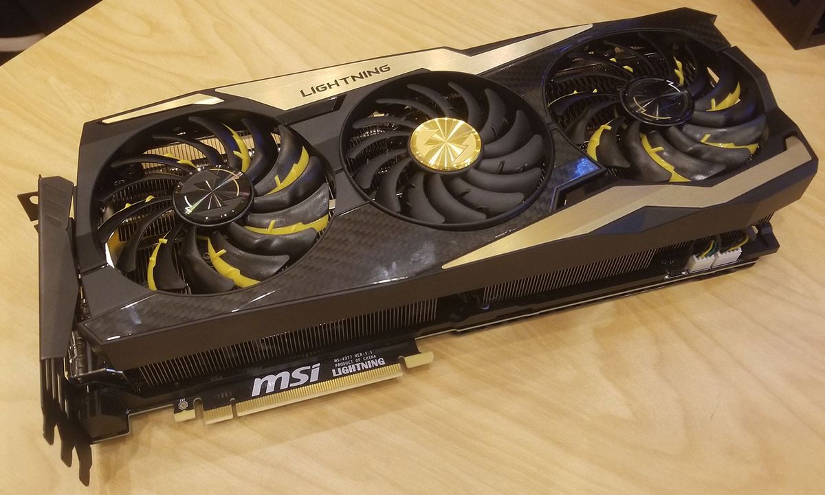 MSI Dresses GeForce RTX 2080 Ti Lightning Z GPU in Carbon Fiber
