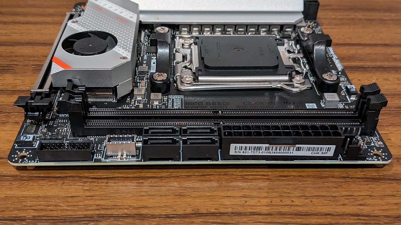 MSI MPG B650I Edge WiFi review | PC Gamer