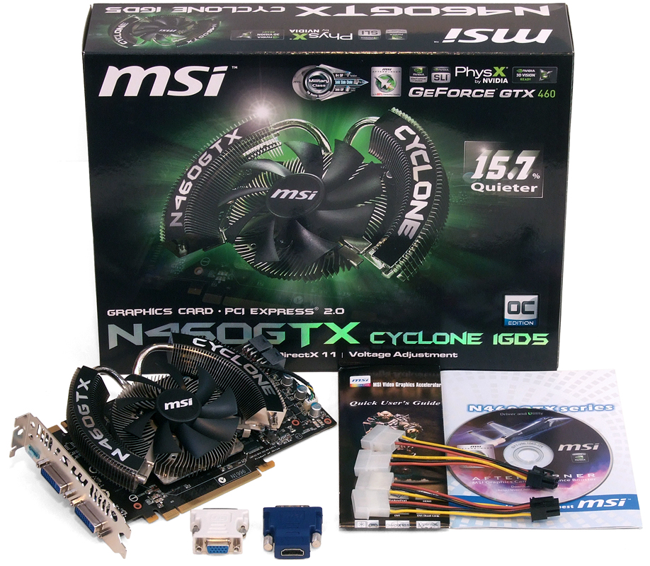 MSI N460GTX Cyclone 1GD5/OC - Roundup: Nine GeForce GTX 460 1 GB