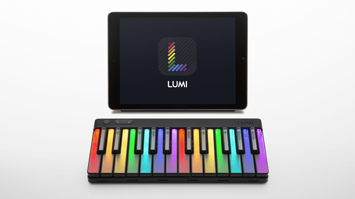 ROLI's LUMI is a light-up MIDI controller keyboard that will help